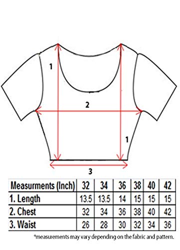 Vamas Women's Net Embriodered Sleeveless Readymade Saree Blouse (X-822NS_Black_38)