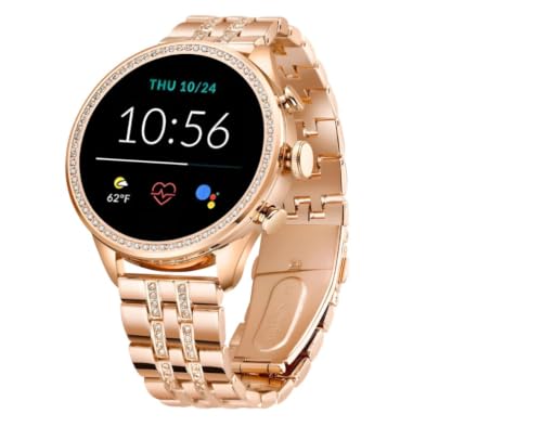 DAXIO ENTERPRISES GEN 9 Smart Watch Specially Made for Girls & Women with Multi Features and Watch Faces, Music Smartwatch (Golden Strap, 1.30 Inch AMOLED Sunlight Proof Display)