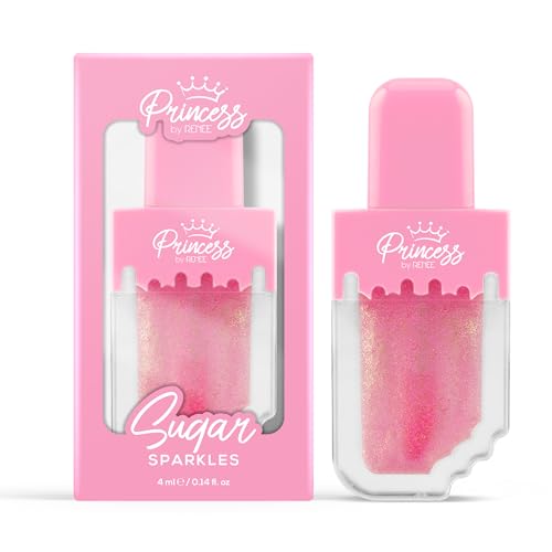 Princess By RENEE Beauty Essentials For Preteens With Trolley Bag | Includes Sugar Sparkles & Ice Cream Lip Glosses, Elsa Unicorn Makeup Kit, Elsa Fragrance Mist, Snowball Lip Balm | 6 Units