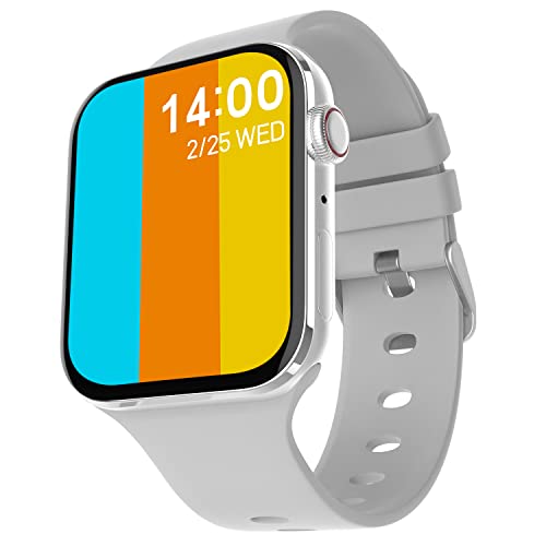 Fire-Boltt Visionary 1.78" AMOLED Bluetooth Calling Smartwatch with 368 * 448 Pixel Resolution, Rotating Crown & 60Hz Refresh Rate 100+ Sports Mode, TWS Connection, Voice Assistance (Silver)