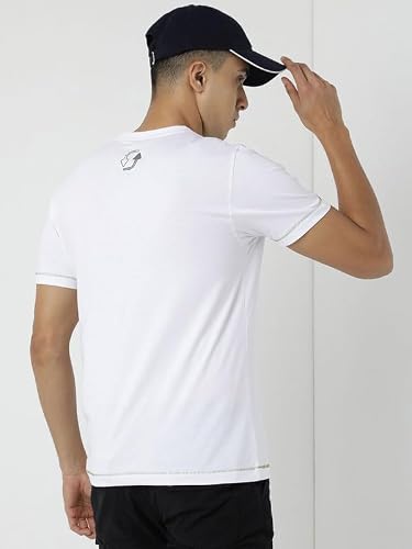 Men Reverse The Ratio Panda T-Shirt White