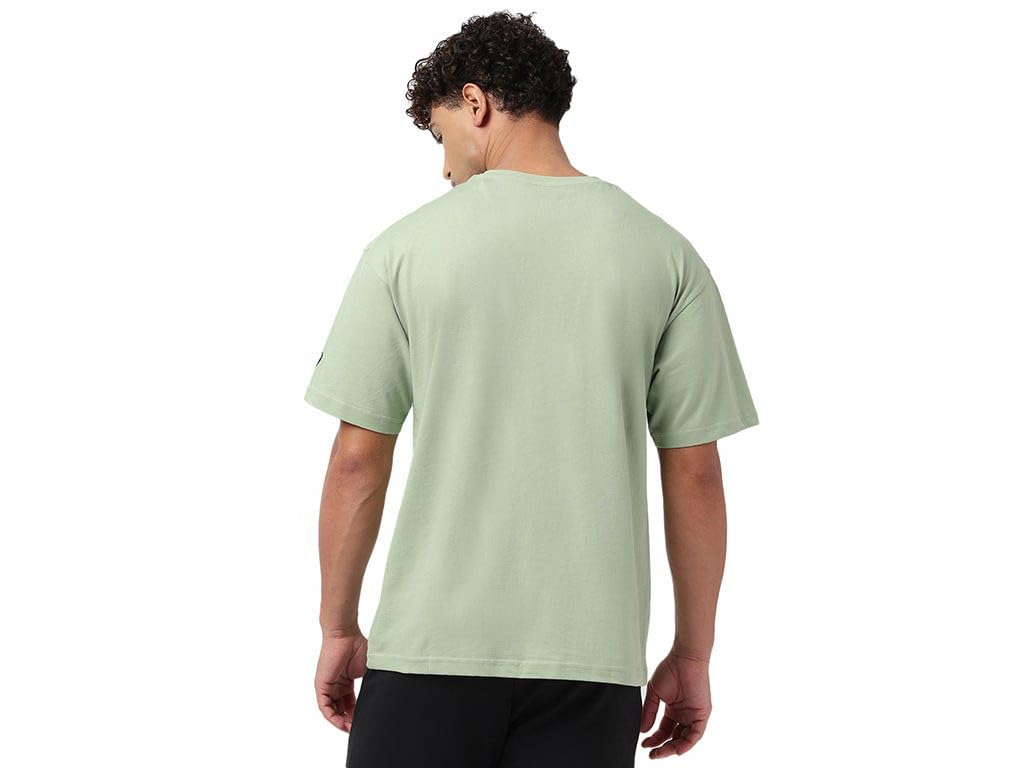 ASICS Men's Solid Regular Fit T-Shirt