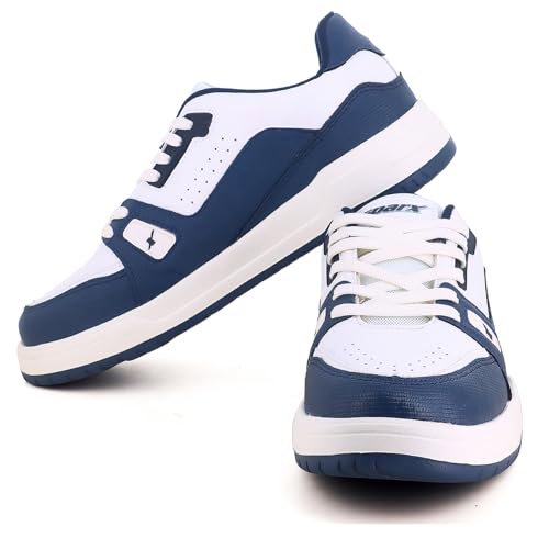 Koburg Men Pearl White Navy Blue Sports Shoes SN0934GPWNB0006