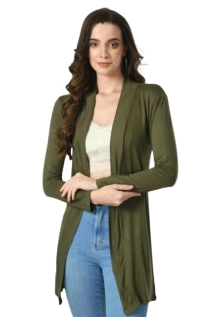 RAYWARE Women's Pretty Capes, Shrugs & Ponchos Olive-2XL