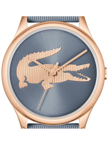 Lacoste Crocodelle Qtz Basic Blue Round Dial Women's Watch- 2001482