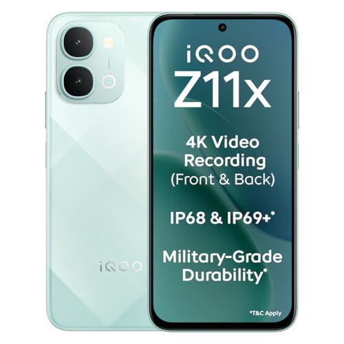 iQOO Z11x 5G (Prismatic Green, 8GB RAM, 256 GB Storage)