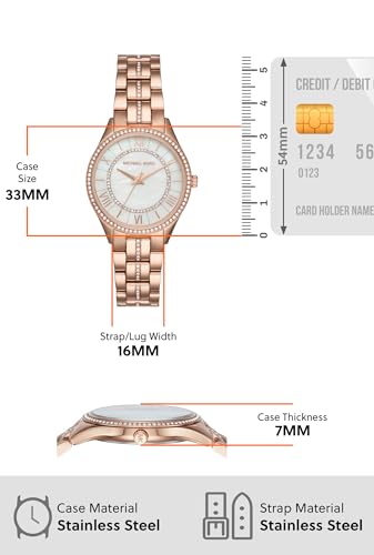 Michael Kors Analog White Dial Women's Watch-MK3716