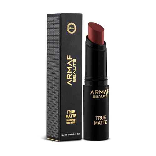 Armaf Beauté True Matte Bullet Lipstick - Lipstick For Women, Long Lasting, 4ml / 0.13 fl.oz | (Schon, Lipstick)
