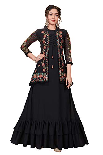 Miss Ethnik Women's Maxi Semi Stitched Anarkali Gown