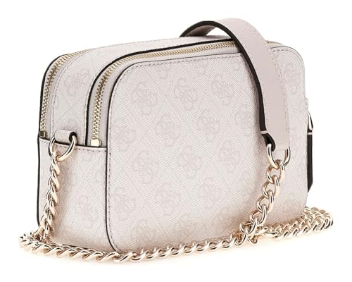 GUESS Woman Off White Printed Tenerife Mini Crossbody Bag