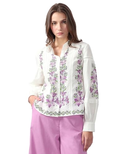 VERO MODA Women's Regular Fit White Shirt