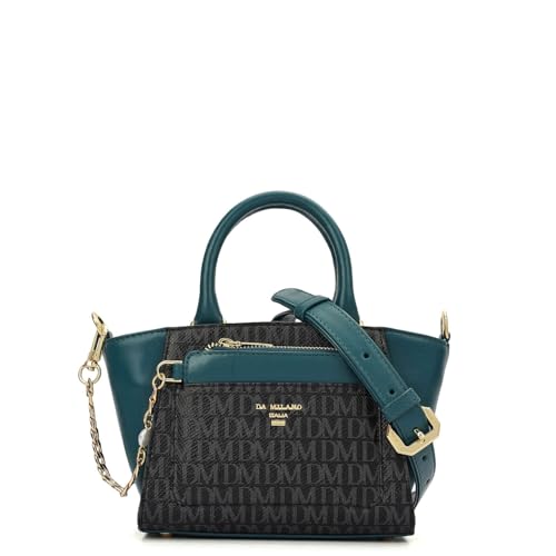 Da Milano Leather Sling Bag for Women - Black (Extra Small) (LSB-02617)