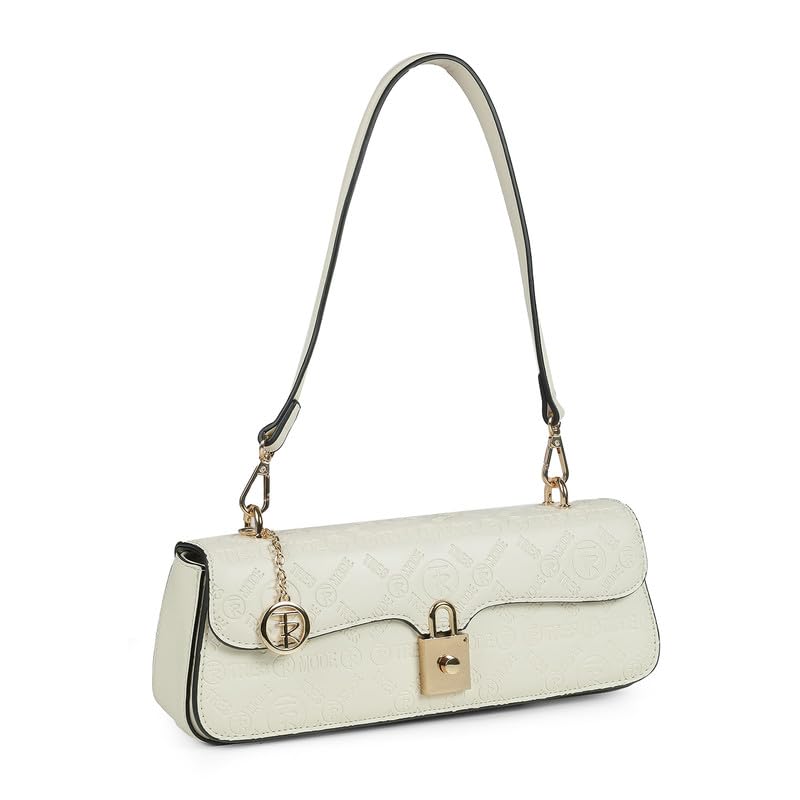 tresmode WARSAW White Vegan Leather Shoulder Bag