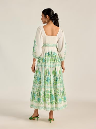 Label RITU KUMAR White Loren Long Dress