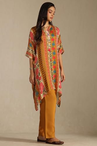 Soch Women's Georgette Salwar Suit Set (OWA5CD22221_Mustard