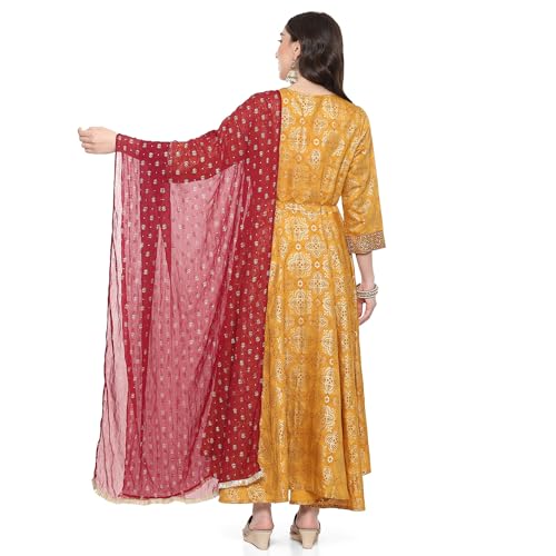 Rangriti Women Polyester Regular Dupatta(RMMSHIMMERY18462_FREE_Red)