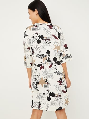 Max Women's Cotton Classic Chemise (CLD1607_Beige_S)