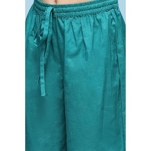 BIBA GIRL PRINTED GATHERED KID(KW5614_GREEN_13)