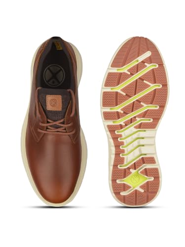 Hush Puppies Men Casual Lace Up Derby Shoes - Brown (10Uk)