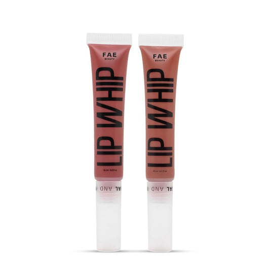 Fae Beauty Lip Whip 12Hr Comfortable Matte Liquid Lipstick (10ml X 2Pcs) | Long Wear | Non Drying | Soft Mousse Smudgeproof Formula | Vegan | With Moisture Lock Technology | Enriched with Vitamin E and Cherry Coffee - Shades Safeword & Screw