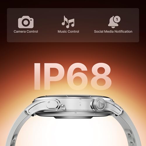 boAt Ultima Prime smartwatch with 1.43” AMOLED Display, AOD, Personalized Fitness Nudges, Functional Crown,100+ Sports Modes, Create Your Own Watchface, smartwatch for man and Woman (Silver Mist)