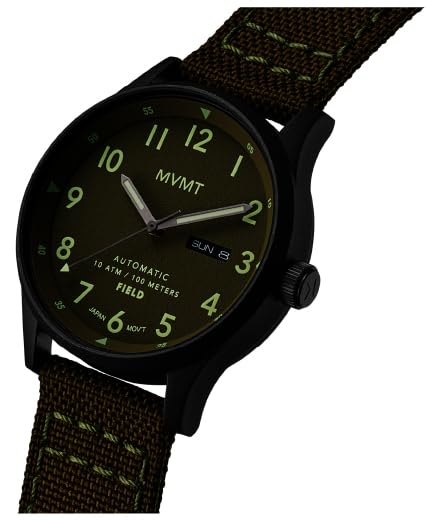 MVMT Nylon Analog Green Dial Men's Watch-28000316-D