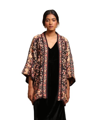 Ritu Kumar Black Wool Shrug