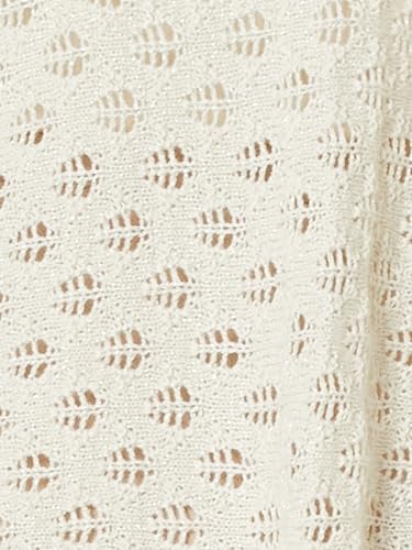 Max Women Knit Longline Waterfall Shrug (Off White_M)
