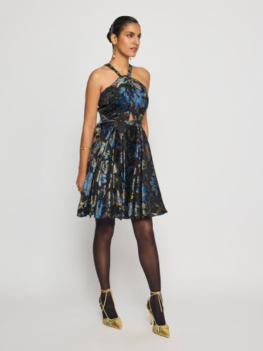 Label RITU KUMAR Black Cosenza Short Dress