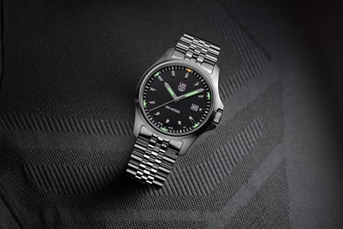 Luminox - Dress Field - Mens Field Watch - Watches for Men - 43mm - Swiss Quartz - 100M Water Resistant - Sapphire Crystal - Stainless Steel Case - Always Visible - Swiss Made, X3.BE21