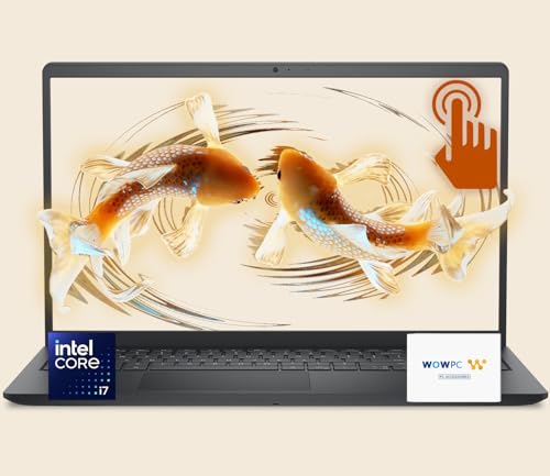 Dell 15 Touchscreen Laptop | 64GB RAM 1TB SSD PCIe | Intel Core i7-1355U (10C/12T/Up to 5GHz) | 15.6" FHD (1920 x 1080p) Display | Windows 11 | Backlit Keyboard | w/WOWPC Recovery USB