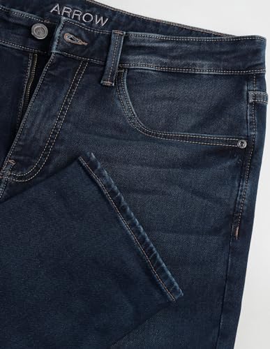 Arrow Mid Rise Stone Wash Slim Fit Jeans