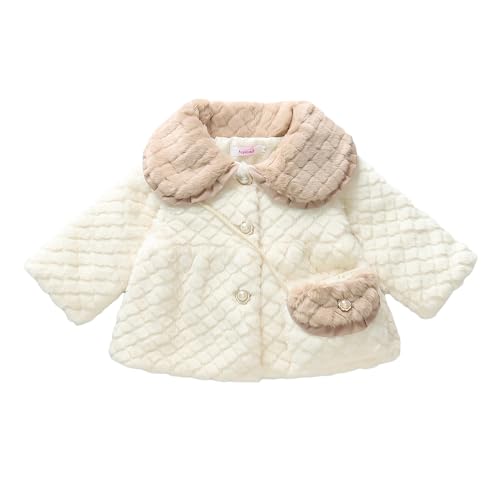 Hopscotch Girls Full Sleeves White Textured Puffer Jacket (2-3 Years)