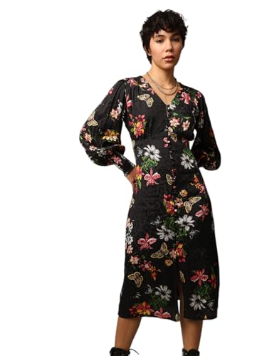ONLY Women's Regular Fit Black Dress