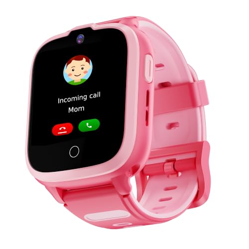 boAt Sailor Nav Kids Smartwatch with 2-Way Video & Voice Calling, Real Time Location Monitoring via Google Maps, Geofencing, 4G SIM Compatible, Parental Control, SOS, Smartwatch for girls (Fairy Pink)
