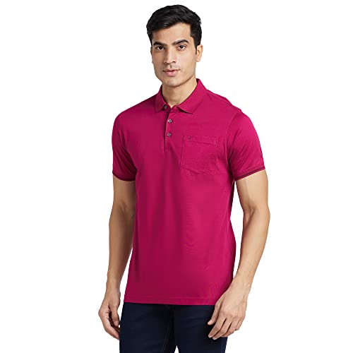 Park Avenue Dark Red T-Shirt (Size: 39)-PMKA00486-R7