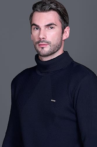 GODFREY Men Sweater for Winter Woolen Navy