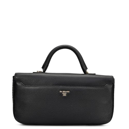 Da Milano Leather Book Tote for Women - Caramel Brown (LB-02145)