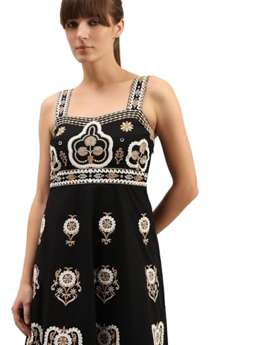 VERO MODA Women's A-Line Black Dress