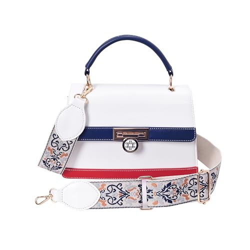 Lino Perros Women's White Sachtel Polyurethane Bag