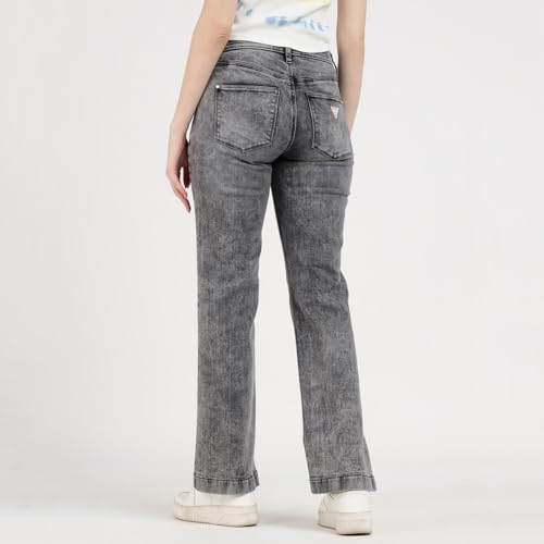 GUESS Tourmaline Light Solid High Rise Bootcut Pants Grey