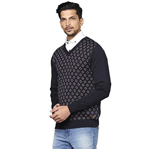 Raymond Dark Blue Sweater (Size: 42)-RMWX01111-B8