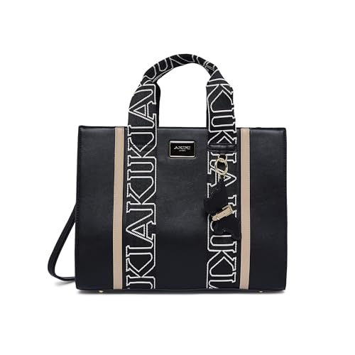 Akiki London Women's Wembley Large Satchel Handbag | Satchel Bag for Work | Ladies purse | Stylish Shoulder Bag | Gift For Women