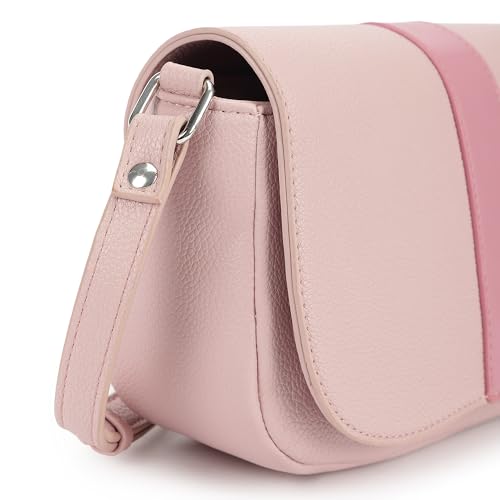 Fastrack On the Go Sling Bag for Women| Compact Crossbody with Magnetic Closure Flap, Adjustable Strap & Internal Zipper Pocket | Trendy Everyday Sling Bag for Women