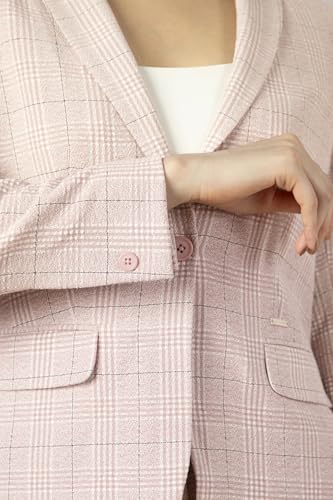 Van Heusen Women's Blazer (VWBZFRGFS88710_Pink