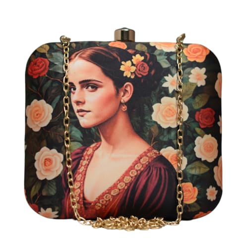 Artklim Emma Watson Printed Clutch