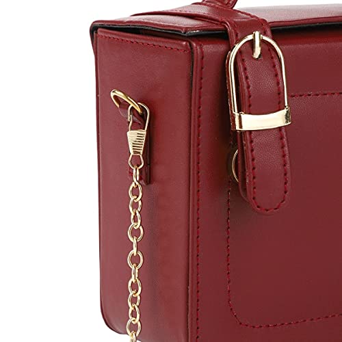 ACCESSHER stylish trendy Maroon Solid Sling Bag for girls and women