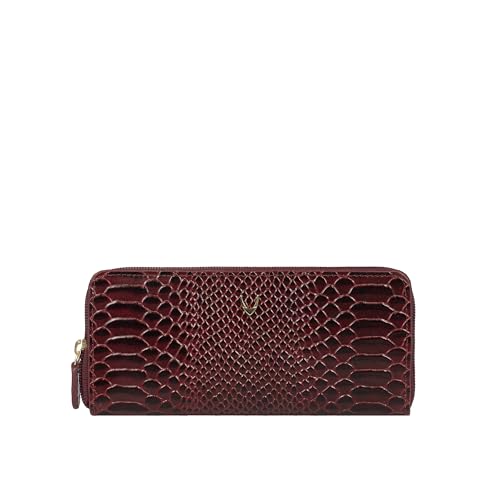 Hidesign Women's Cotton Ee Angara Wii Rf Medium Marsala Zip Around (Wallet)