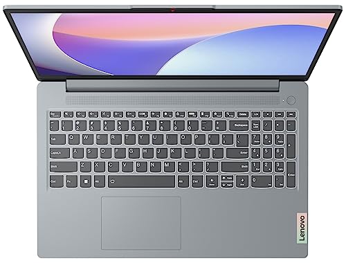 Lenovo IdeaPad Slim 3, AMD Ryzen 5 5625U, 8GB RAM, 512GB SSD, FHD 15.6"(39.6cm), Windows 11, Office Home 2024, Grey, 1.6Kg, 82XM011AIN, Integrated AMD Radeon Graphics, Thin and Light Laptop