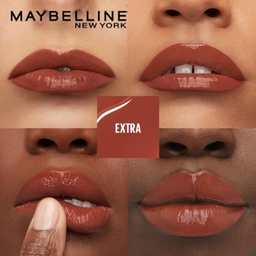 Maybelline New York Superstay Vinyl Ink Liquid Matte Lipstick - Extra, Instant Shine & Transfer Proof. Superstay Vinyl Ink Liquid Lipstick Last Up To 16 Hours, Enriched With Vitamin E & Aloe | 4.2Ml